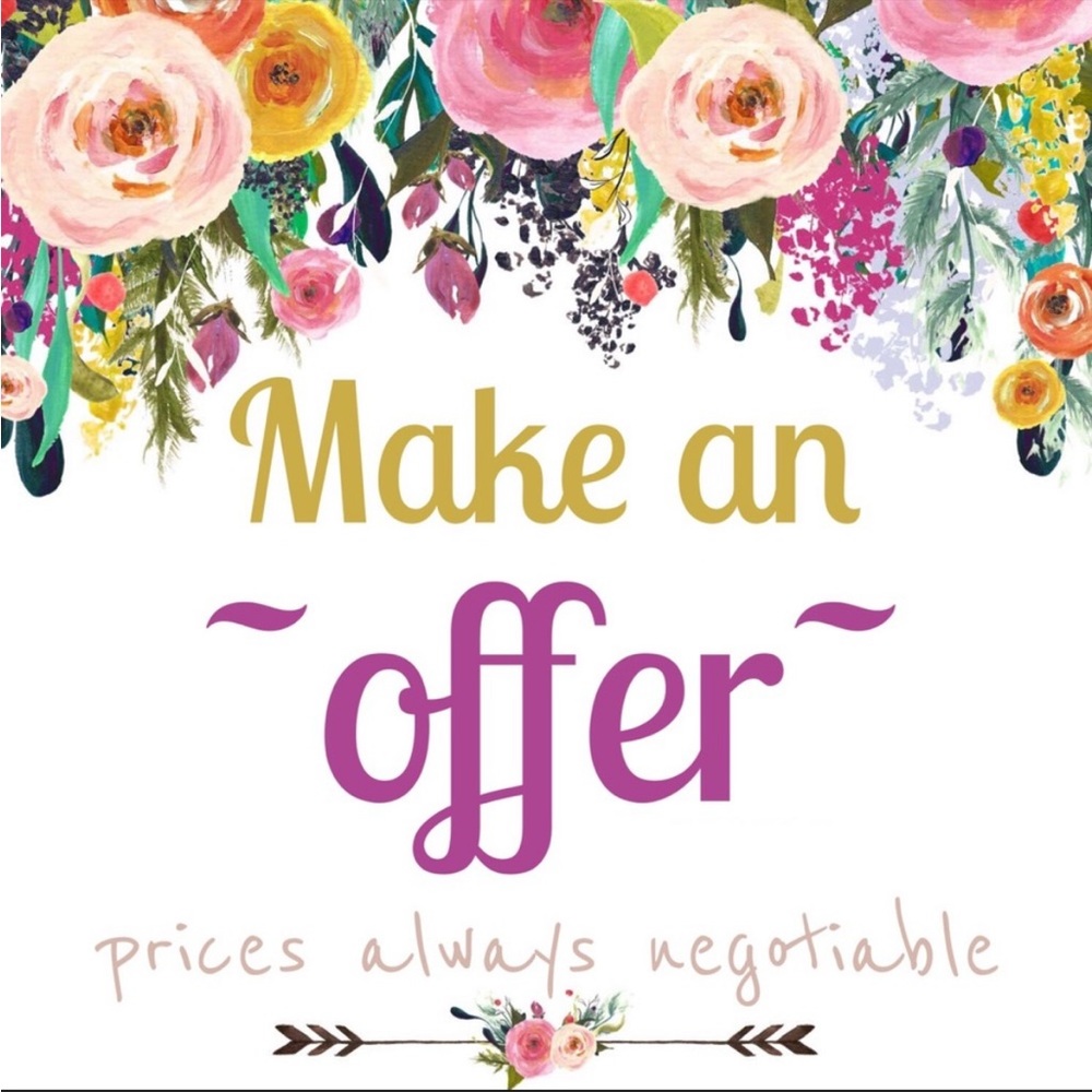 •MAKE AN OFFER•DONT LIKE PRICE BUT 💕LOVE ITEM.Reasonable offers always welcome